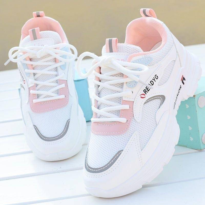 Frühling und Sommer Neue Atmungsaktive Mesh Dad Schuhe Plateau Bequem Vielseitig Lässige Sportschuhe Damen 40 rosa Frühling und Sommer Neue Atmungsaktive Mesh Dad Schuhe Plateau Bequem Vielseitig Lässige Sportschuhe Damen 40 rosa von Joom DACH