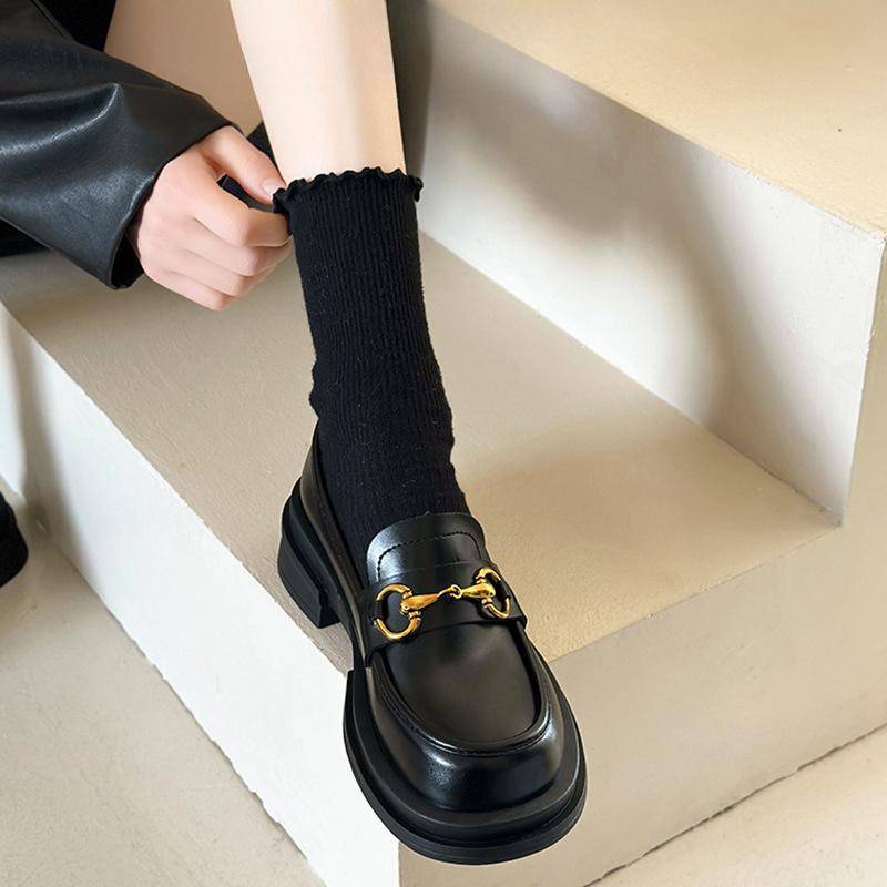 Frühling und Sommer Neue Leder-Loafer Kinder Mary Jane Schuhe Kleine Lederschuhe 40 von Joom DACH