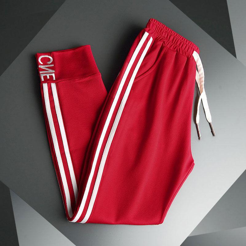 Frühling und Sommer Neue Lose Dünne Gerade Rohr Hohe Taille Harlan Hosen frauen Casual Sport Leggings XL von Joom DACH