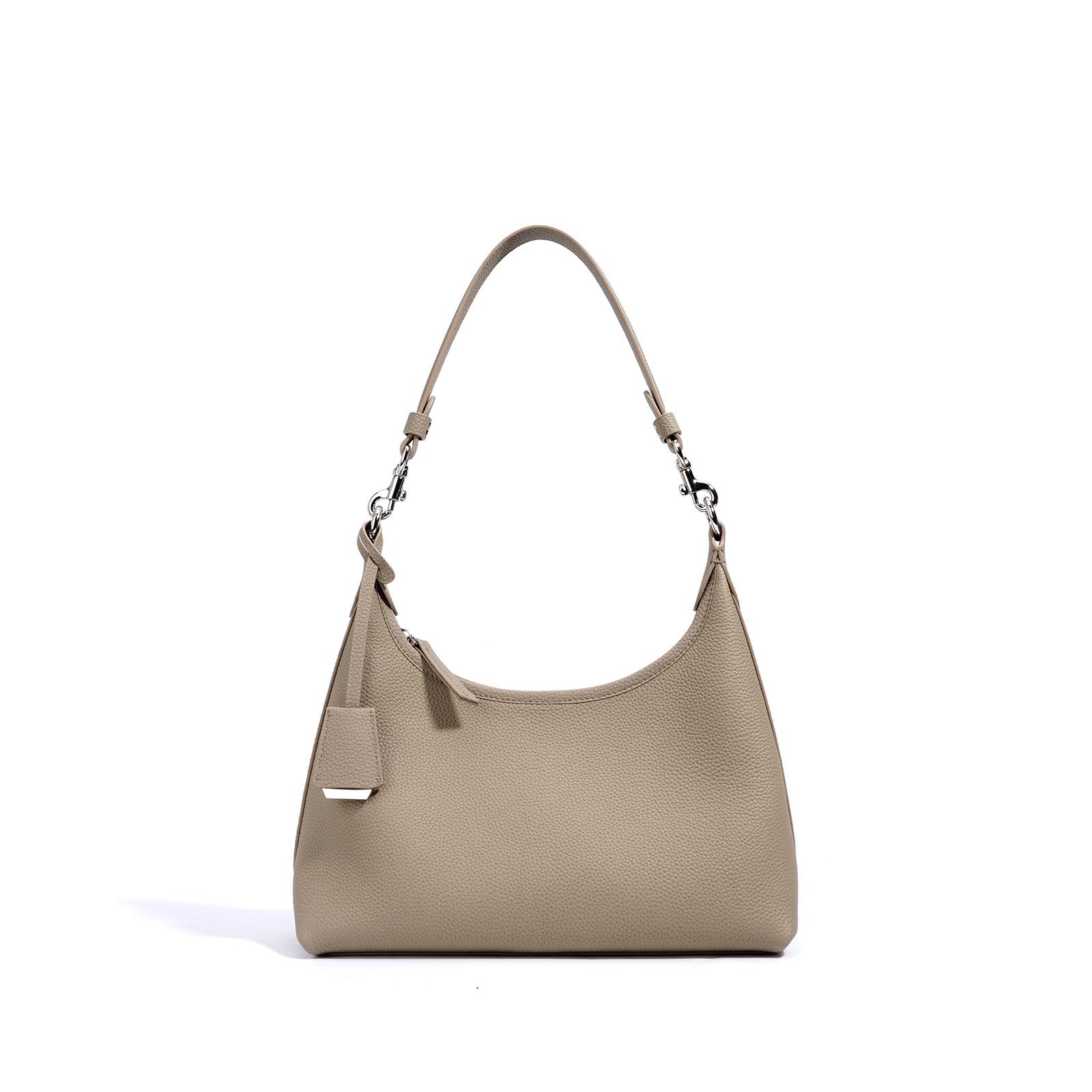 Frühlings Nischendesign Schultertasche Temperament Hochwertig Schlicht Top Leder Damentasche Sanfte Umhängetasche von Joom DACH