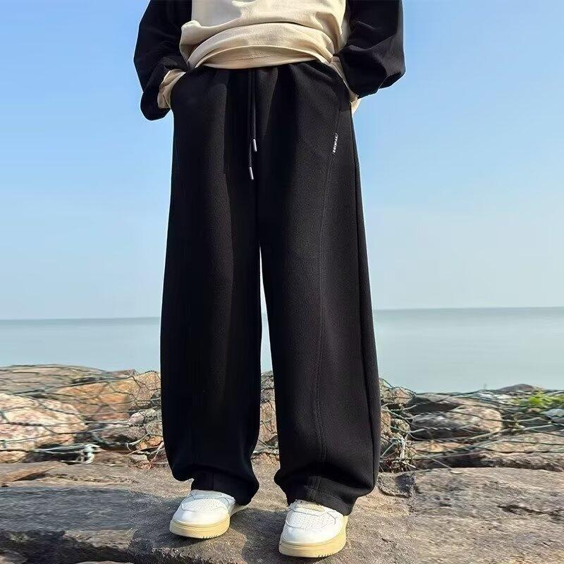 Frühlings- und Sommer-Herbsthosen für Jungen, Hosen für Kinder und Jugendliche, dünne Sporthosen für Kinder, trendige Hosen mit drei Balken, trendige Hosen 160 schwarz von Joom DACH