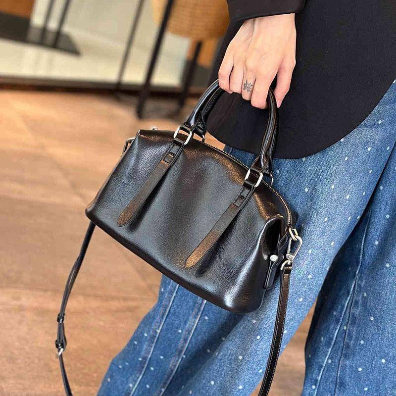 Frühlings- und Sommer-Modekissen, Tasche, Retro-Handtasche, Leder, Umhängetasche für Damen 27cm*12cm*17cm von Joom DACH