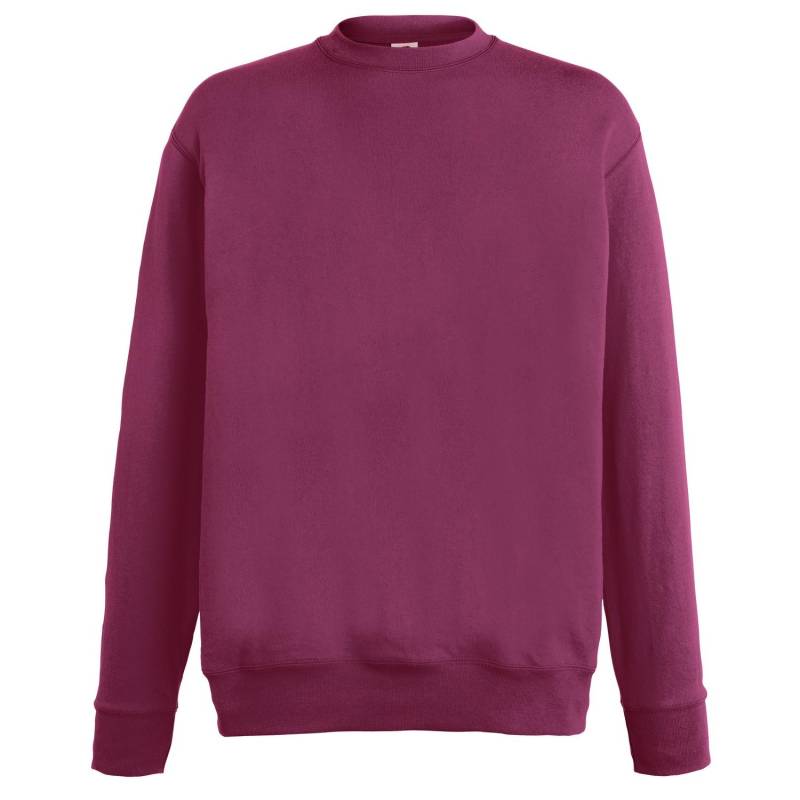Fruit Of The Loom Leichtes Set-In-Sweatshirt für Herren 2XL bordeaux von Joom DACH