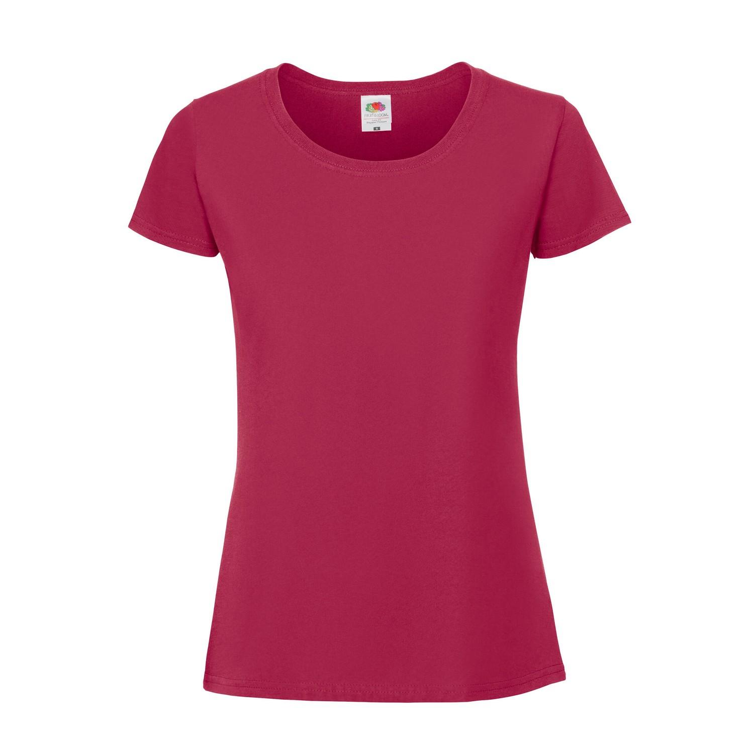 Fruit of the Loom Damen/Damen Iconic 190 T-Shirt L rubinrote Fruit of the Loom Damen/Damen Iconic 190 T-Shirt L rubinrote von Joom DACH