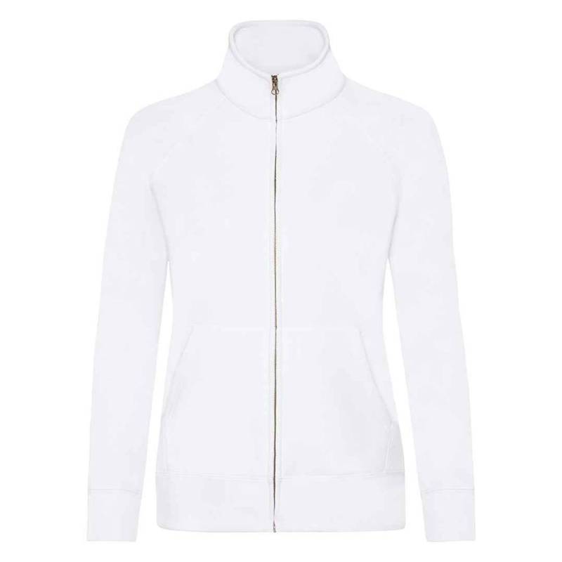Fruit of the Loom Damen-/Lady-Fit-Sweatjacke 14 UK weiß von Joom DACH