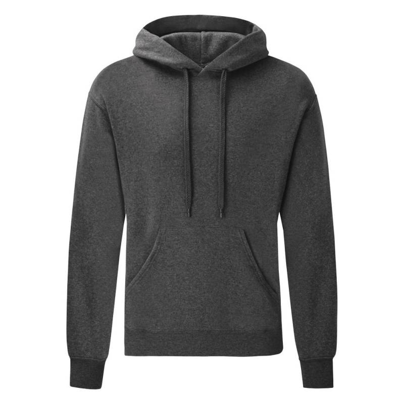 Fruit of the Loom Herren-Kapuzenpullover in klassischer Heather-Optik XL dunkelgrau von Joom DACH