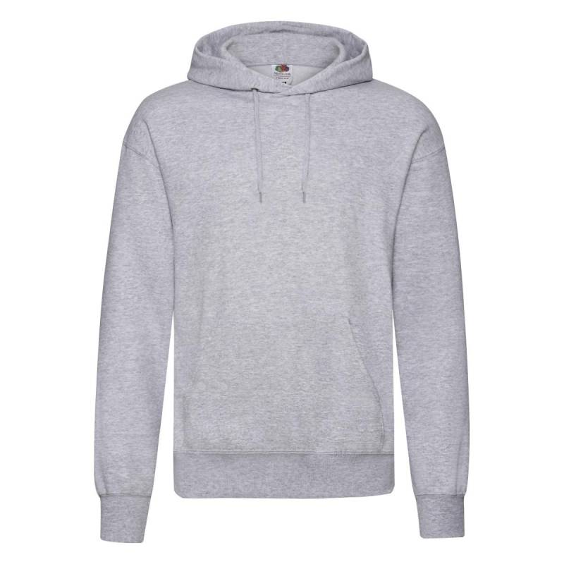 Fruit of the Loom Herren-Kapuzenpullover in klassischer Heather-Optik L grau von Joom DACH