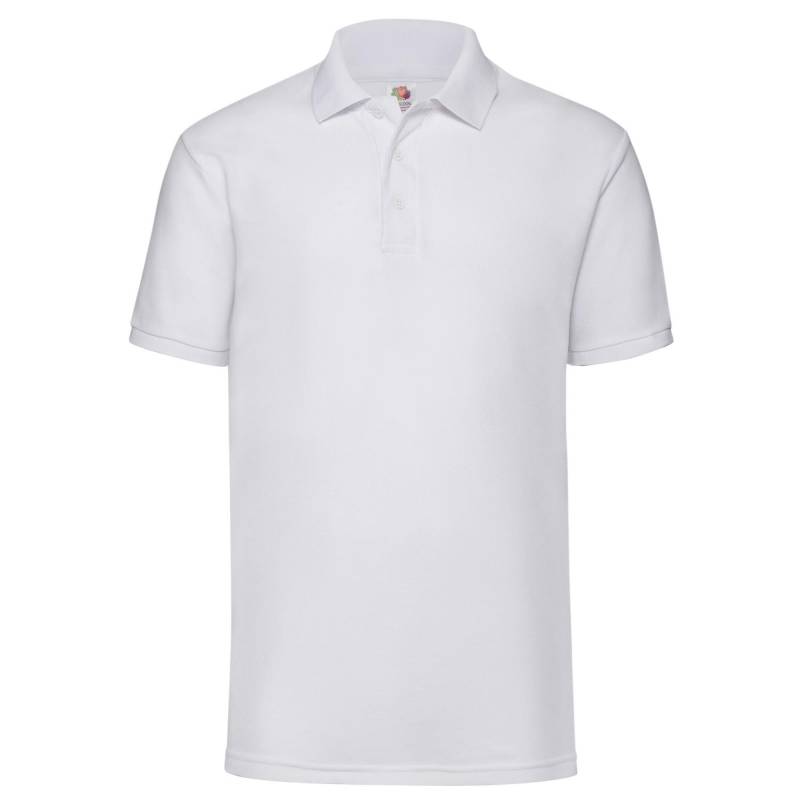 Fruit of the Loom Herren-Poloshirt aus 65/35-Polycotton-Piqué M weiß Fruit of the Loom Herren-Poloshirt aus 65/35-Polycotton-Piqué M weiß von Joom DACH