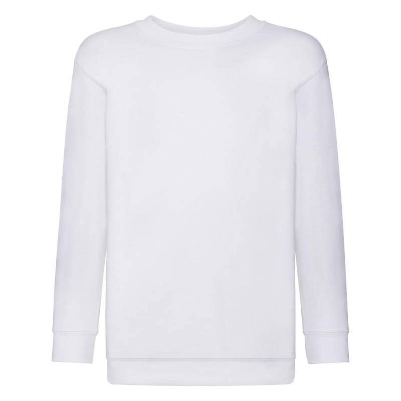 Fruit of the Loom Kinder Unisex Set In Sleeve Sweatshirt (2er Pack) 14-15 weiß von Joom DACH