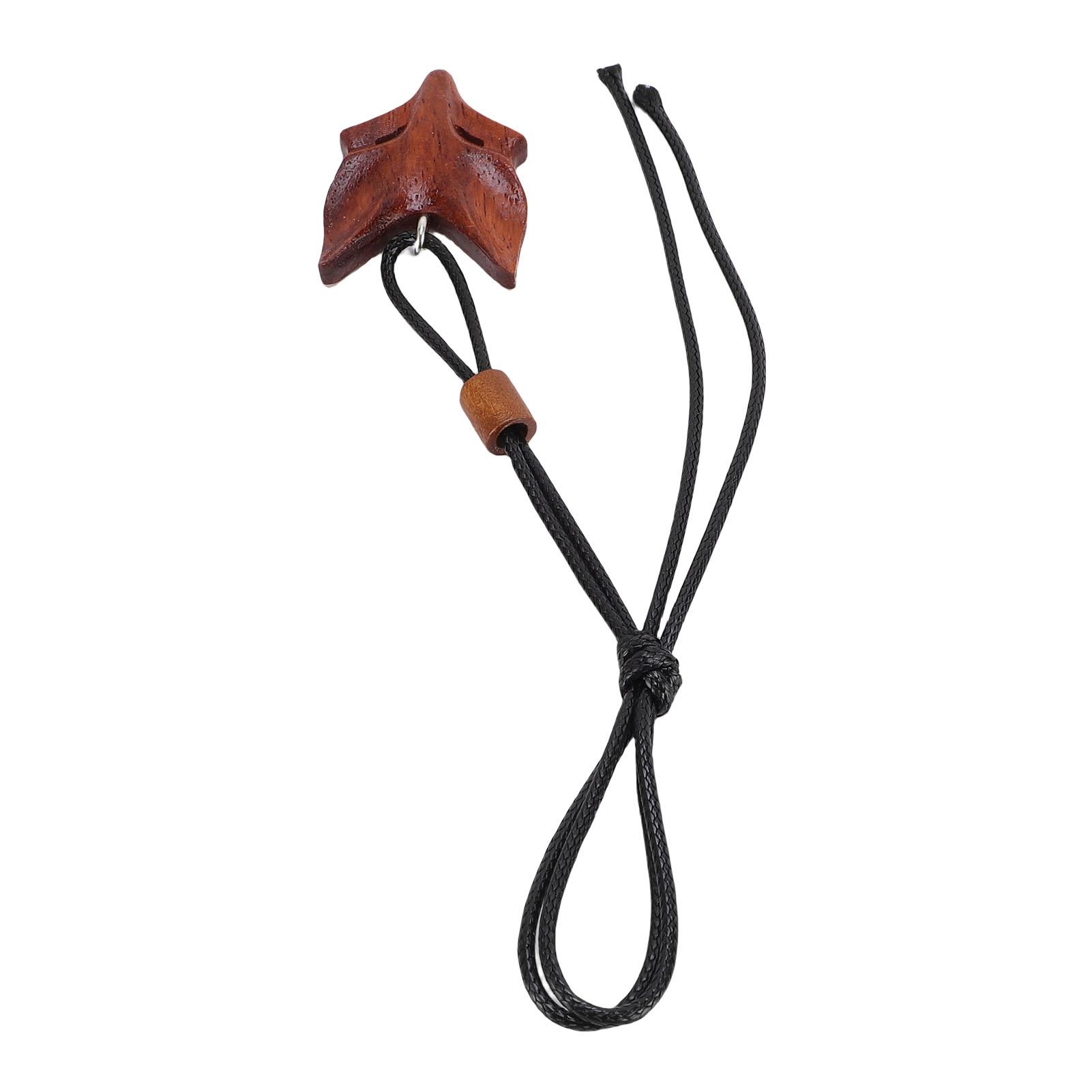 Fuchs Holzanhänger Halskette Innovativer Verstellbarer Schlüsselanhänger Taschenanhänger Accessoire für Männer und Frauen von Joom DACH