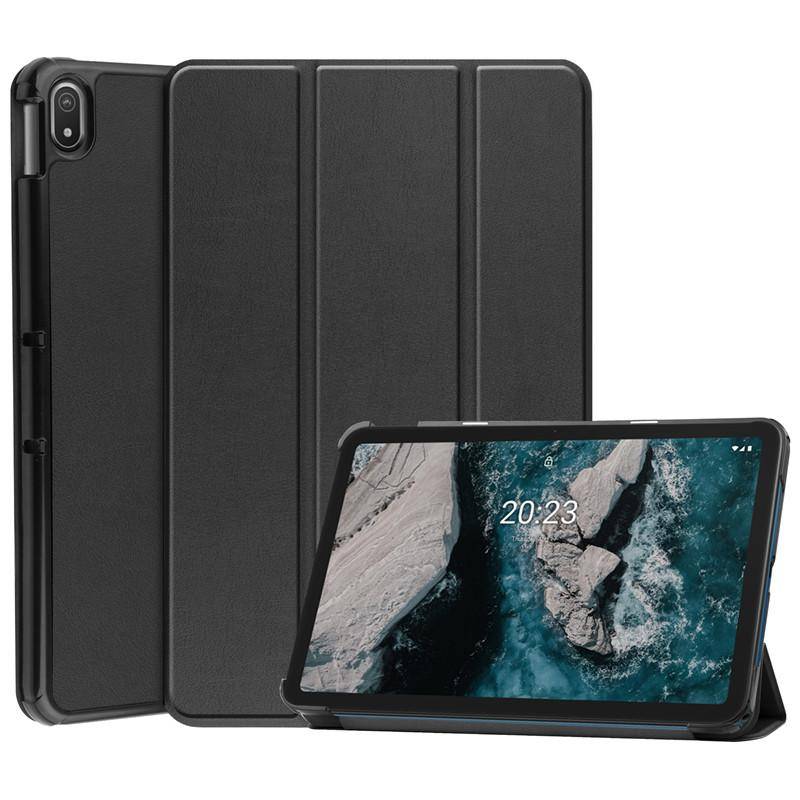 Für Nokia T20 T 20 T10 T 10 Fall 2022 PU Leder Tri-Folding Stand Magnetische Flip-Cover für funda Nokia T20 T10 2021 Tablet Kinder For Nokia T10 2022 schwarz von Joom DACH