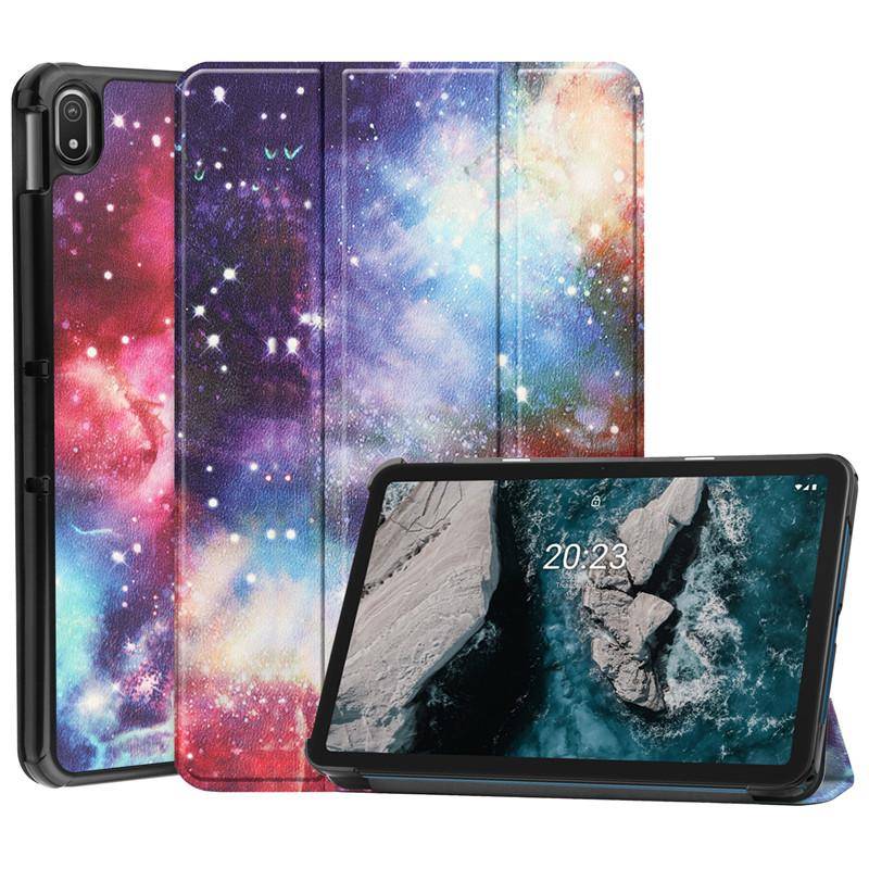 Für Nokia T20 T 20 T10 T 10 Fall 2022 PU Leder Tri-Folding Stand Magnetische Flip-Cover für funda Nokia T20 T10 2021 Tablet Kinder For Nokia T10 2022 von Joom DACH