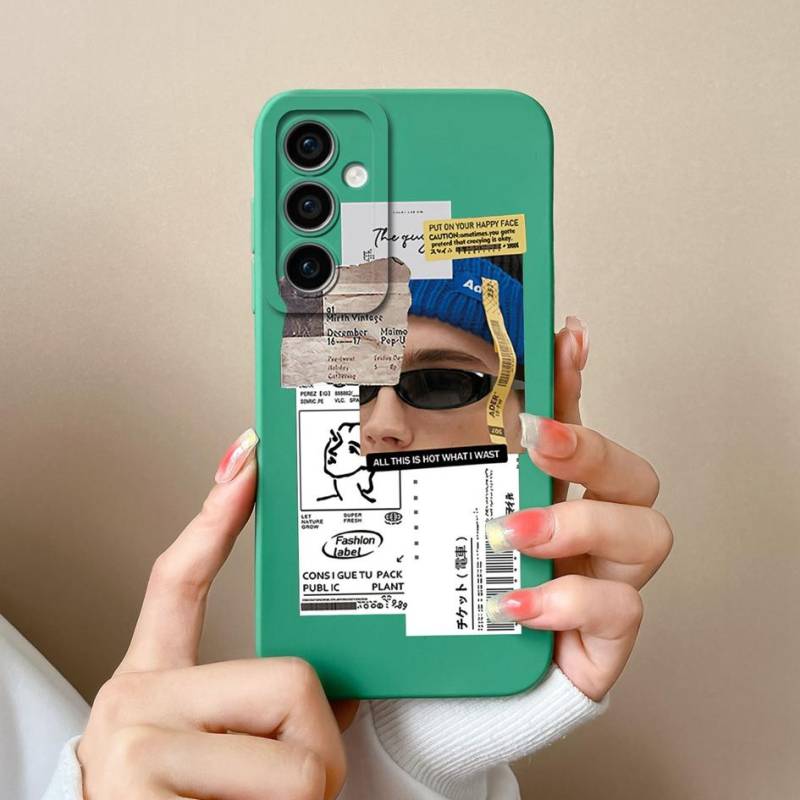 Für Samsung M15 A15 A55 A35 S24 Ultra S24+ F15 Telefonabdeckungsfälle Mode Junge Mädchen Hochwertiger weicher Kameraschutz Capas Bumper für Galaxy Samsung S24 von Joom DACH