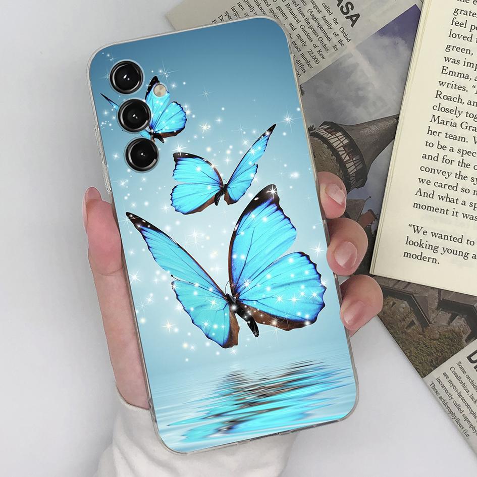 Für Samsung S20 S21 FE S22 S23+ Ultra S10 S11+ Note10 lite Hülle Fashion Butterfly Transparent Weiches Silikon für Samsung Galaxy Funda Coque Bumper Samsung M23 5G von Joom DACH