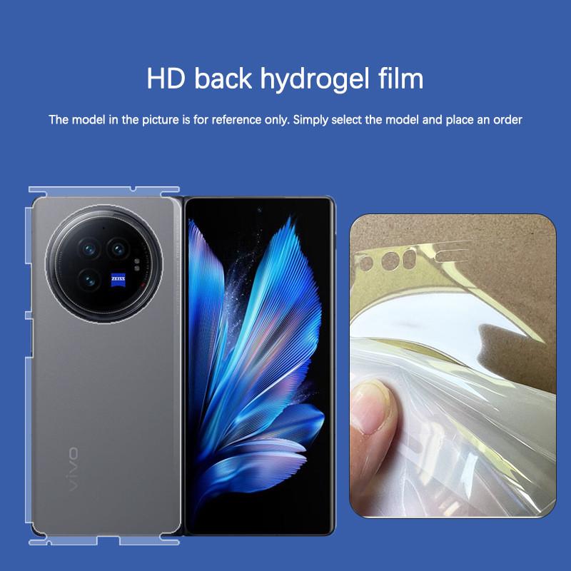 Für Vivo X Fold3 Pro Fold3Pro XFold3 Positionierung Kratzer Automatische Reparatur Wrap Rand Weiche TPU HD Matte Blau Licht Hydrogel Film For Vivo X Fold3 von Joom DACH