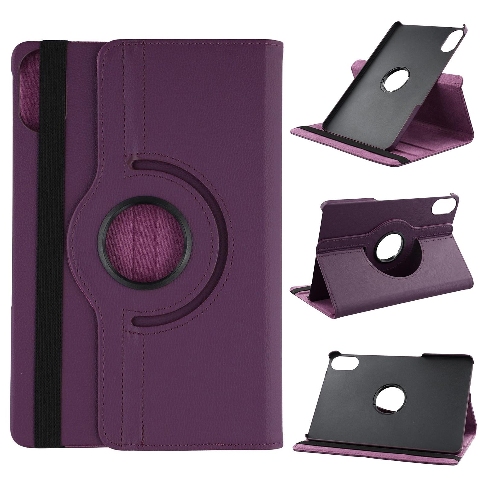 Für Xiaomi Redmi Pad 2 Hülle Drehständer PU-Leder+PC Tablet-Hülle mit Gummiband Purple von Joom DACH