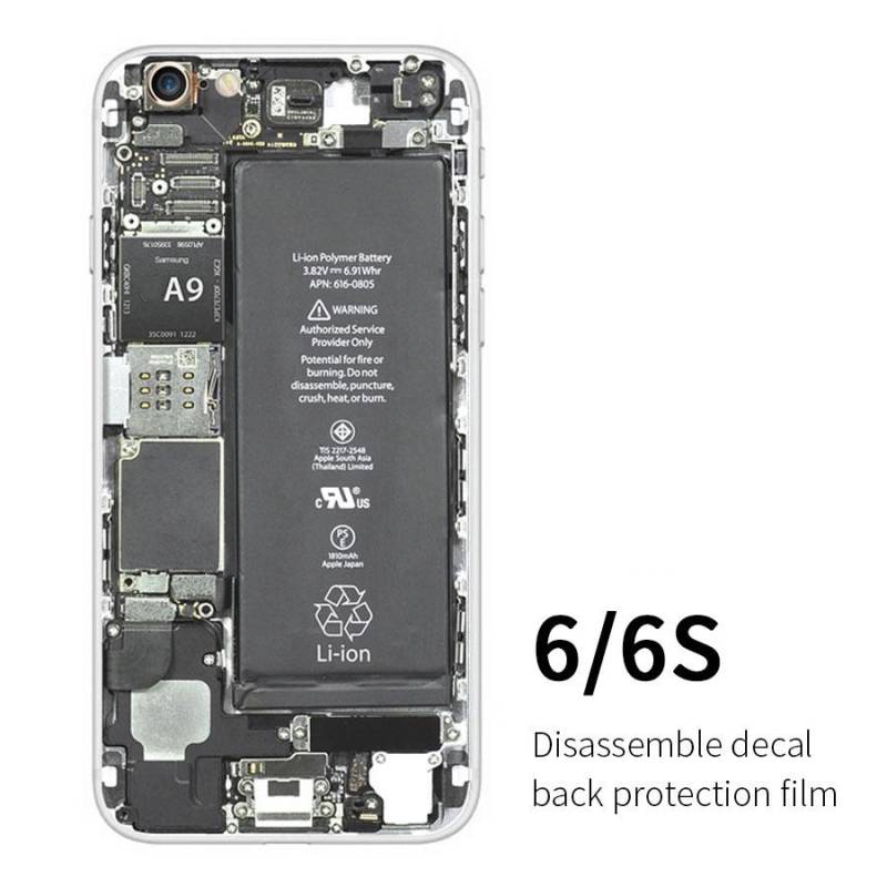 Für iPhone 11 12 13 14 15 16 Pro Max SE X XS XR 6 6S 7 8 Plus Demontage Handy Zurück Film Aufkleber 6/6S Für iPhone 11 12 13 14 15 16 Pro Max SE X XS XR 6 6S 7 8 Plus Demontage Handy Zurück Film Aufkleber 6/6S von Joom DACH