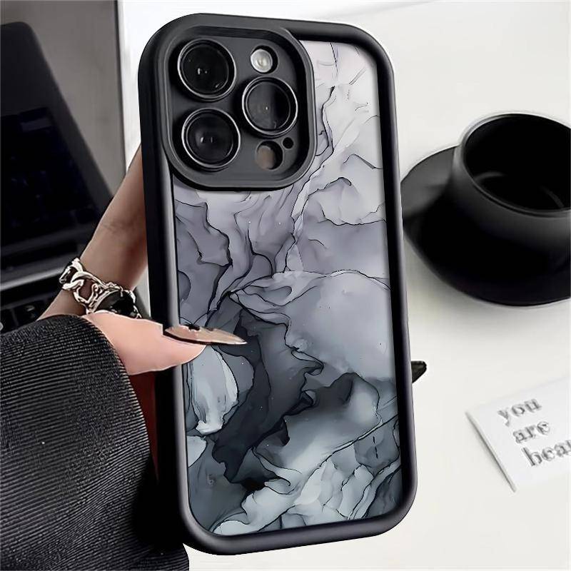 Für iPhone 16 15 14 Pro Max 13 Pro 12 Mini 11 XR XS Stoßfestes Marmormuster Matte TPU Soft Cover iPhone X / XS schwarz Für iPhone 16 15 14 Pro Max 13 Pro 12 Mini 11 XR XS Stoßfestes Marmormuster Matte TPU Soft Cover iPhone X / XS schwarz von Joom DACH