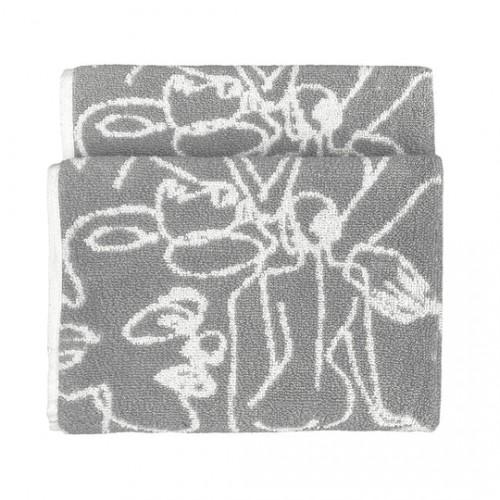 Furn Everybody Abstraktes Jacquard-Handtuch One Size grau von Joom DACH