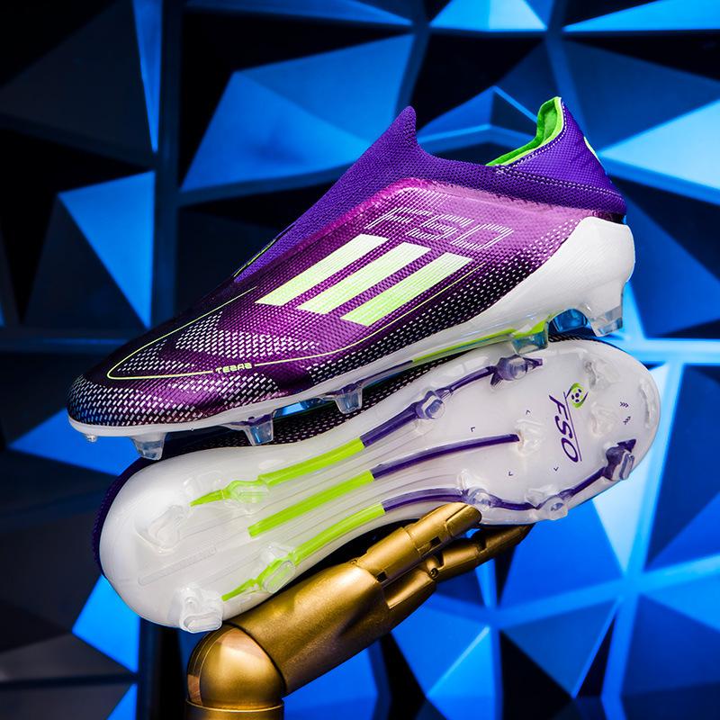 Fußballschuhe, Jungen und Mädchen, Jugendliche, Schüler, lange Stollen, Rasen, gebrochene Nägel, Wettkämpfe, Trainingssneakers 37 von Joom DACH