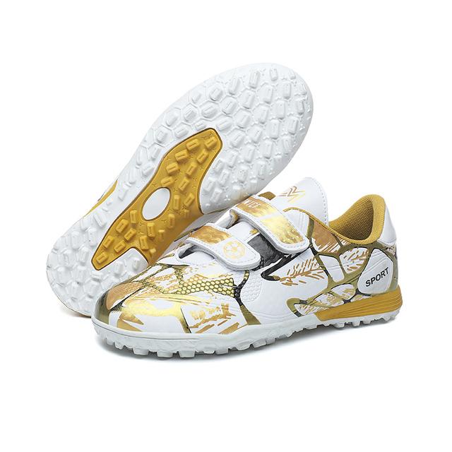 Fußballschuhe für Kinder, rutschfeste Fußballschuhe, Training, Futsal-Schuhe für Jungen, Chuteira Campo, Sport, Rasenfußball-Turnschuhe 34 von Joom DACH