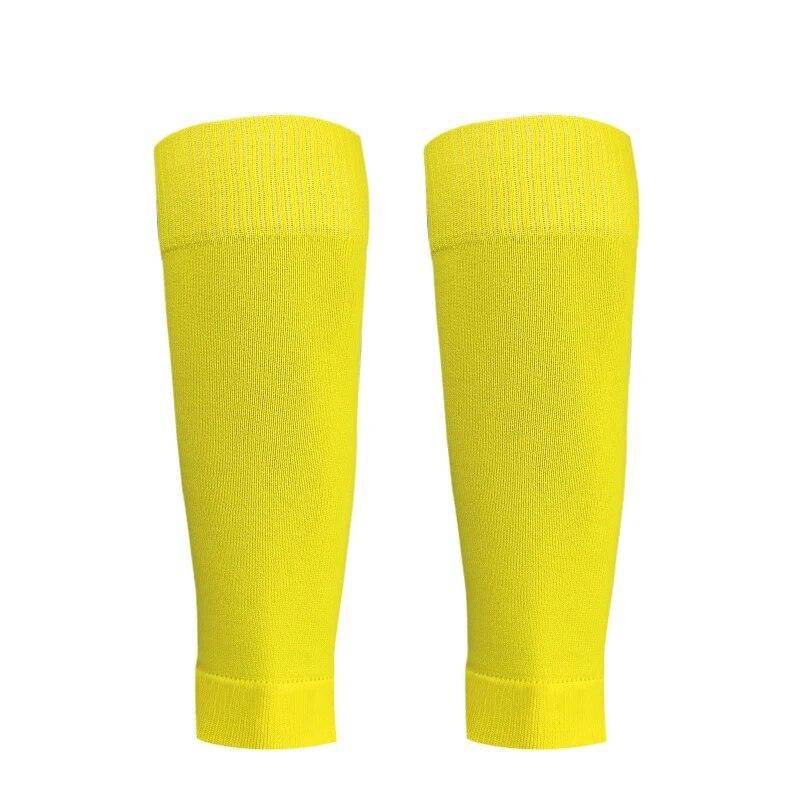 Fußballsocken Schienbeinschoner Beinabdeckung Damen Grip Cutsocks Fußballsocke Kinder Drucksocken Kinder Erwachsene Training Knieschützer gelb von Joom DACH