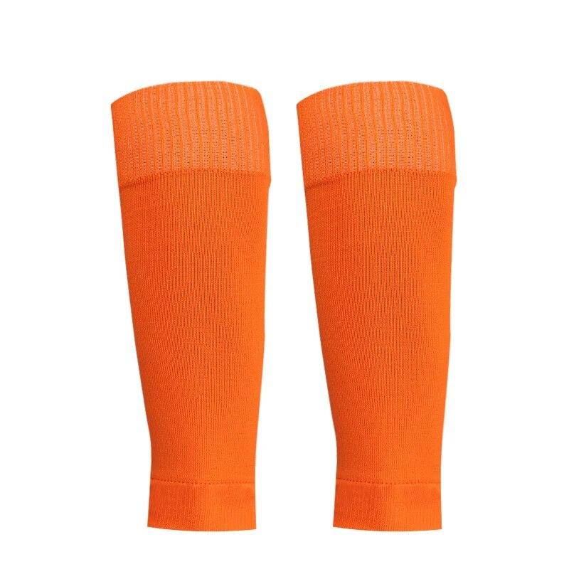 Fußballsocken Schienbeinschoner Beinabdeckung Damen Grip Cutsocks Fußballsocke Kinder Drucksocken Kinder Erwachsene Training Knieschützer orange von Joom DACH