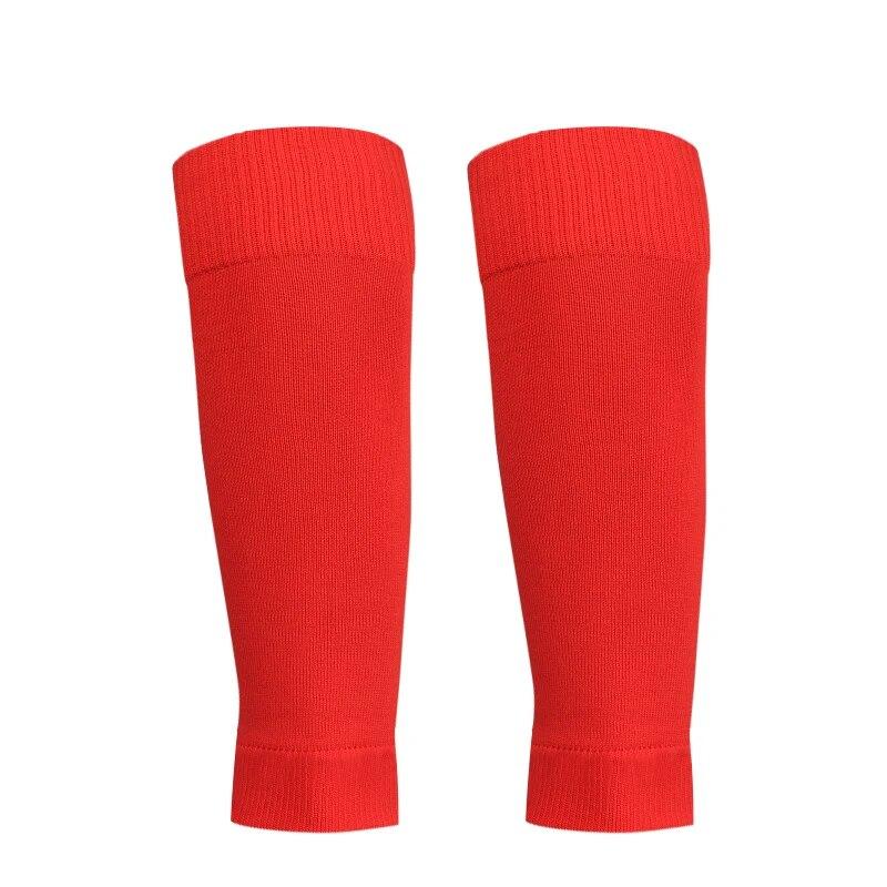 Fußballsocken Schienbeinschoner Beinabdeckung Damen Grip Cutsocks Fußballsocke Kinder Drucksocken Kinder Erwachsene Training Knieschützer rot von Joom DACH