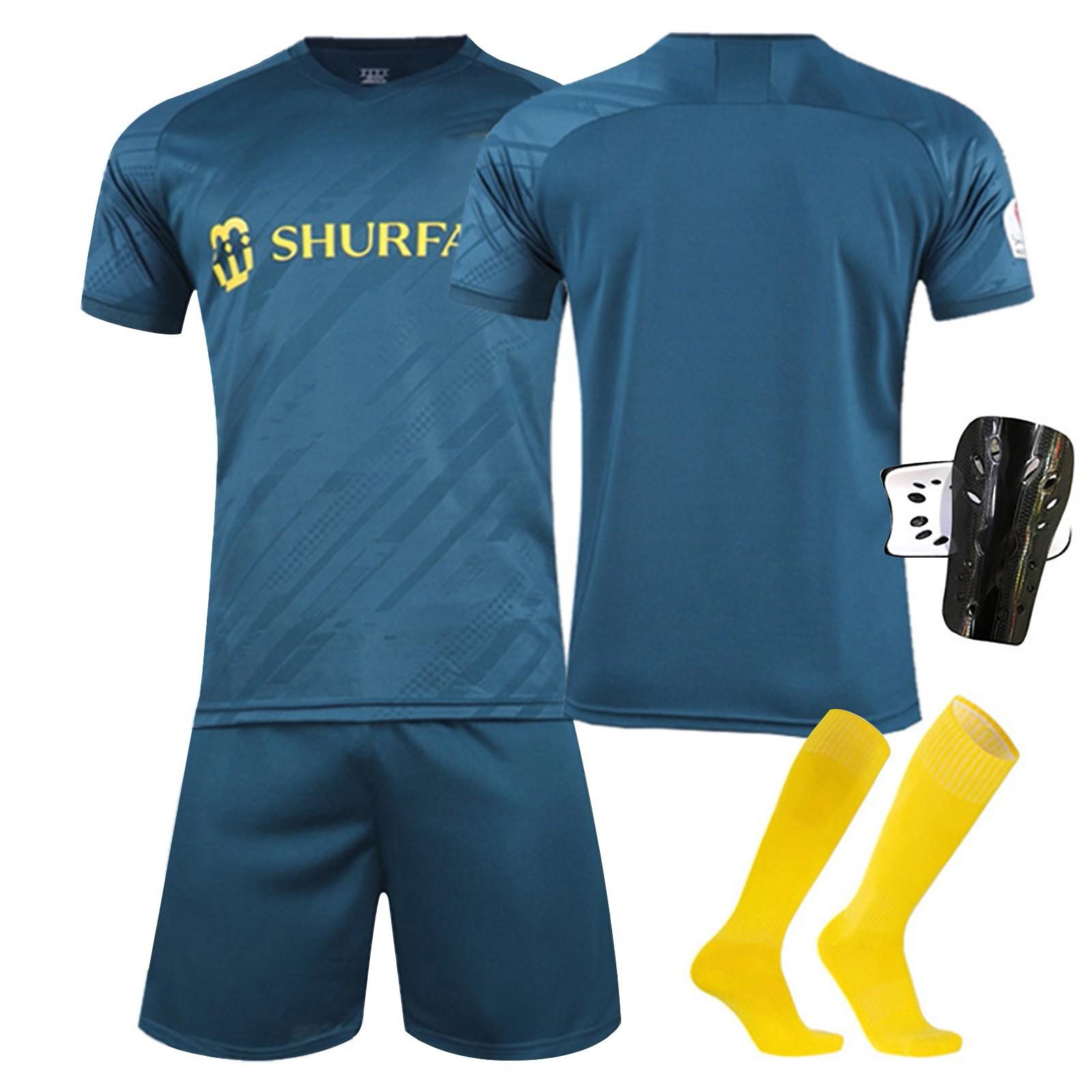 Fußballtrikots, Shorts und Socken, Set für die neue Saison, Shorts, Socken, Leggings, Erwachsene und Kinder, Größen, Outfits 22 von Joom DACH