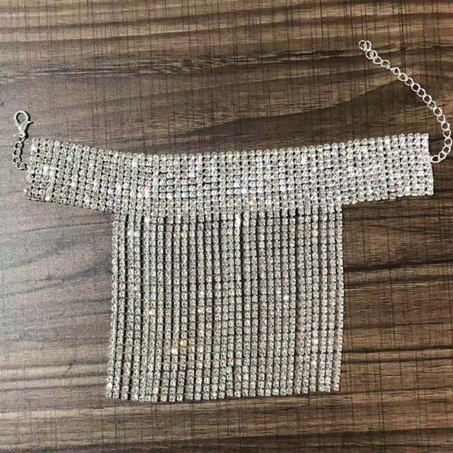 Fußkettchen mit Strasssteinen, Kristallquaste, 2 Stück, glitzernde Tennis-Fußkette, Hochzeitsschmuck, Zubehör für Frauen und Mädchen 20cm von Joom DACH