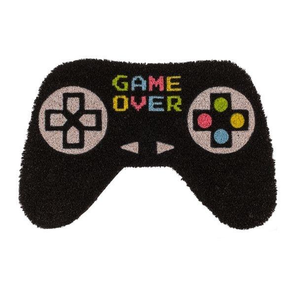 Fußmatte Eingangsteppich Game Over Geek Videospiel-Controller-Form von Joom DACH