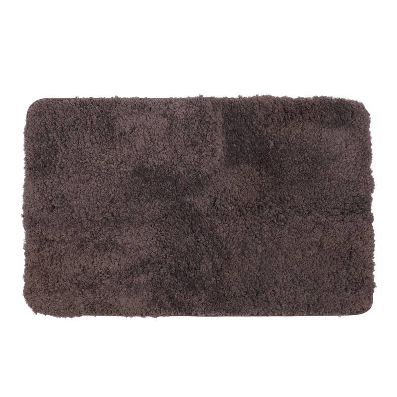 Fußmatte Wasserabsorbierend Rutschfest Badematte Verdicken Polyesterfaser Eingangsmatte Stilvolle Tür 50x80cm/19.69x31.5in braun von Joom DACH