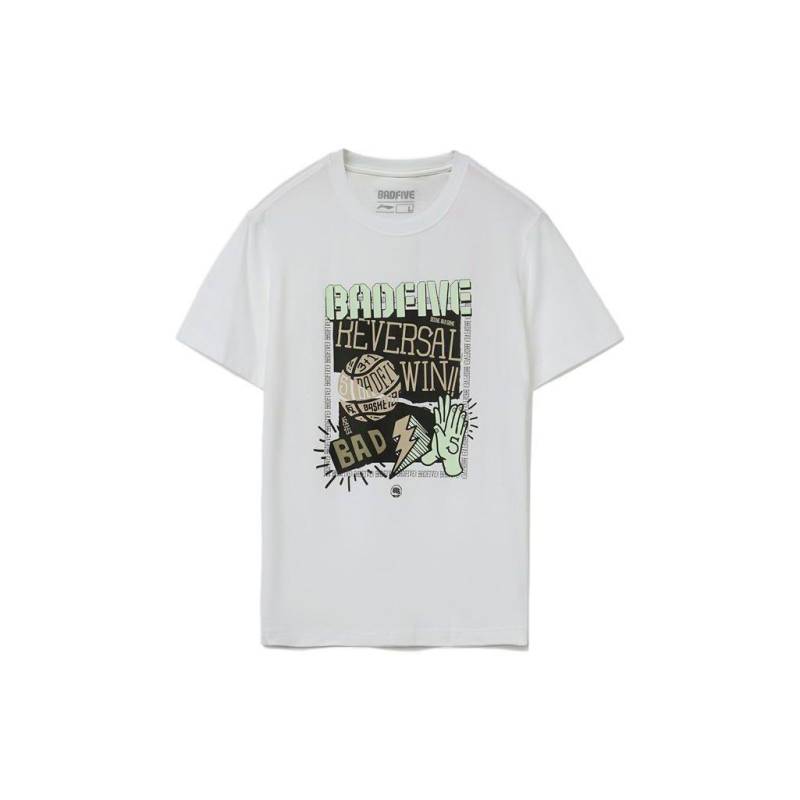 Futter Badfive Buchstaben Print Strick Casual Sport T-Shirt Herren Tops Weiß AHSR475-3 L Futter Badfive Buchstaben Print Strick Casual Sport T-Shirt Herren Tops Weiß AHSR475-3 L von Joom DACH