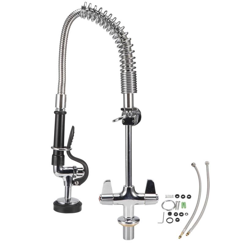 G1/2 Wasserhahn-Set Gewerblich 360 Grad Drehung Ausziehbarer Spültischhahn für Zuhause Küche von Joom DACH