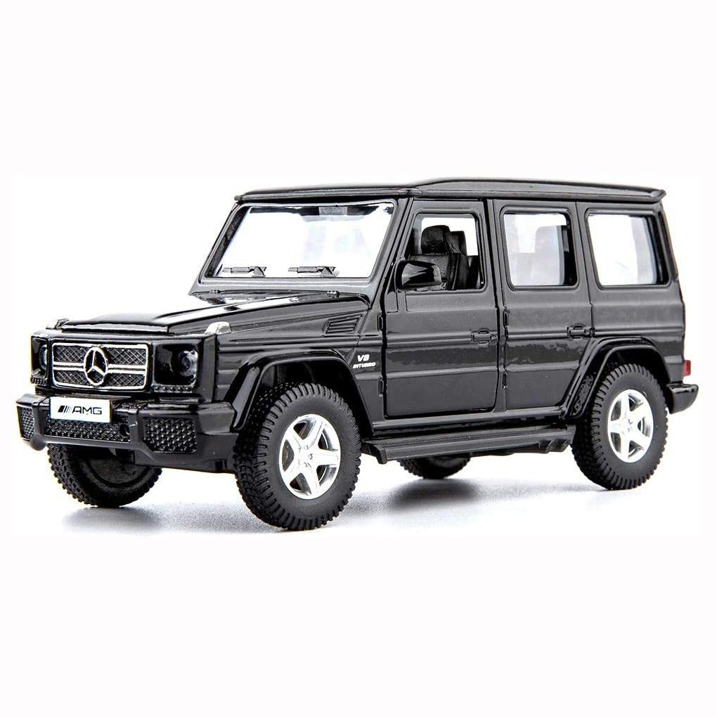G63-Gussautomodell im Maßstab 1:36, G-Wagon-Spielzeugauto aus Zinklegierung für Kinder, Spielzeugauto zum Zurückziehen von Fahrzeugen für Kleinkinder, Kinder, Jungen und Mädchen, Geschenk 1/36-13.5x5.8x5.5cm schwarz von Joom DACH
