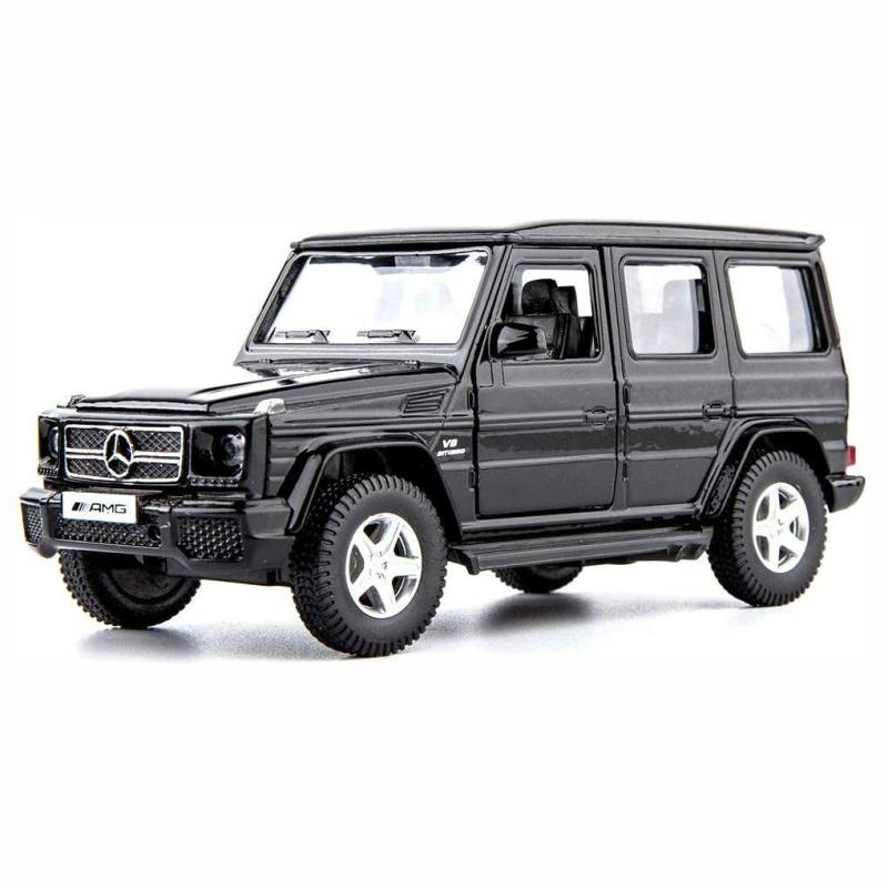 G63-Gussautomodell im Maßstab 1:36, G-Wagon-Spielzeugauto aus Zinklegierung für Kinder, Spielzeugauto zum Zurückziehen von Fahrzeugen für Kleinkinder, Kinder, Jungen und Mädchen, Geschenk 1/36-13.5x5.8x5.5cm schwarz von Joom DACH