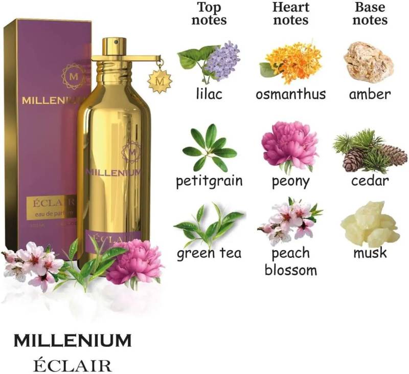 GABRELIA Eau de Parfum für Damen & Die Millenium-Serie mit 10 Duftarten zur Auswahl 100 ML gold von Joom DACH