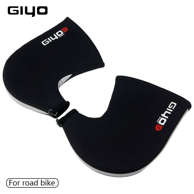 GIYO Winter Warm Radfahren Handschuh Männer Frauen Wind Wasserdichte Lenker Fäustlinge MTB Rennrad Bar Handschuhe Mitts Für Fahrrad Sicherheit Road black von Joom DACH
