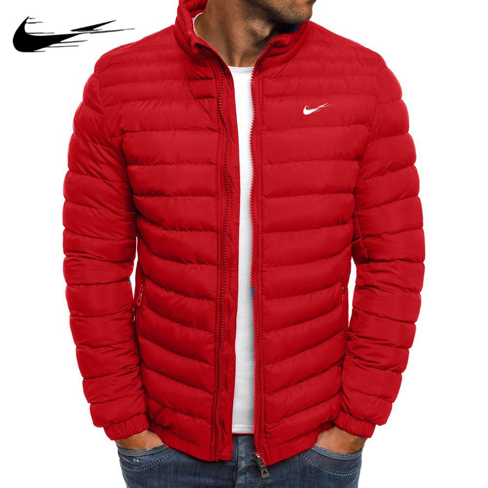 GRAU 2025 Herbst Winter Herren Daunenjacke Baumwolle Weich Hohe Qualität Herren Daunenjacken Freizeitliche Herrenbekleidung Mantel L von Joom DACH