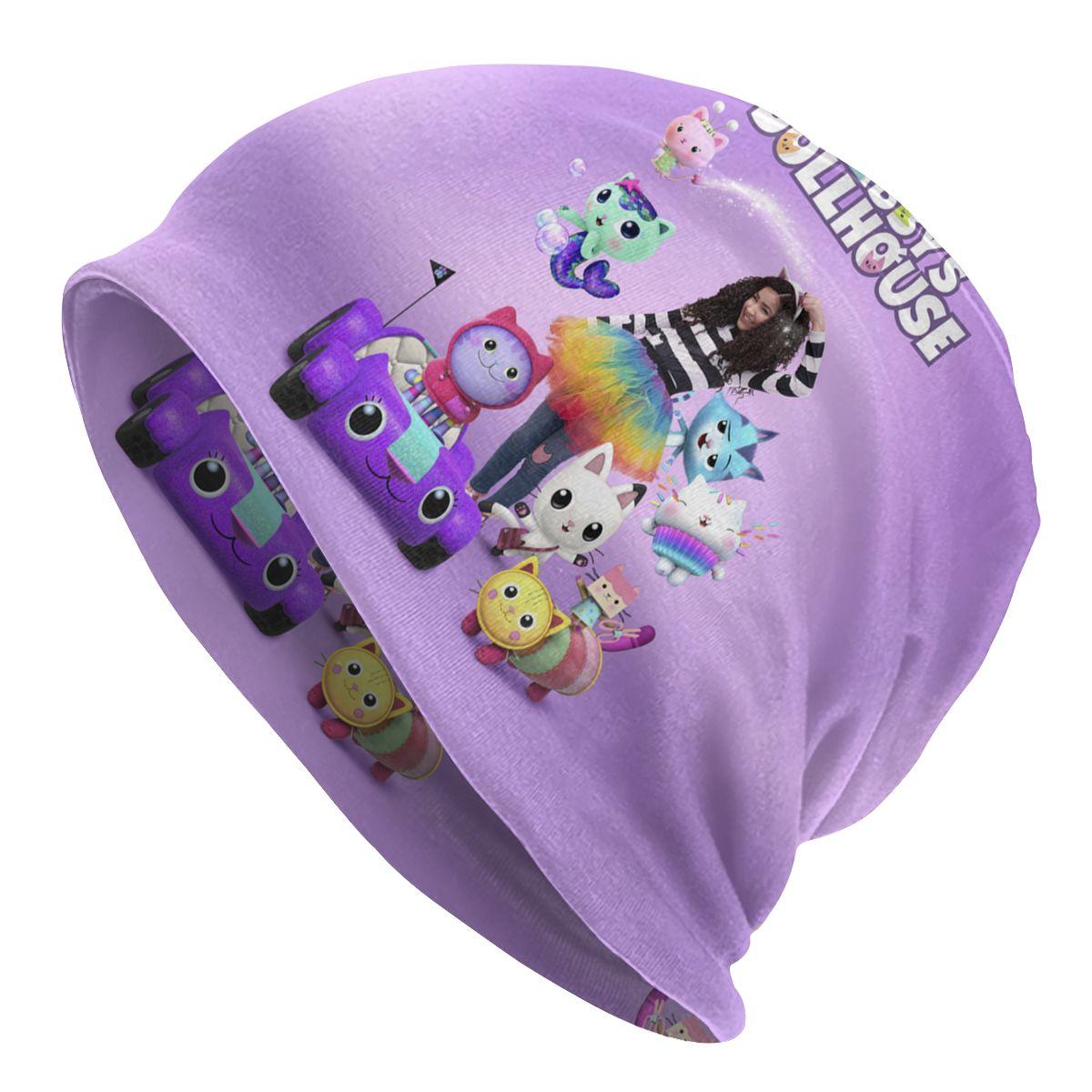 Gabbys Dollhouse Bonnet Femme Mode Strickmütze für Frauen Männer Herbst Winter Warm Gabby Cat Pandy Paws Beanies Caps 1 Knitted Hat von Joom DACH