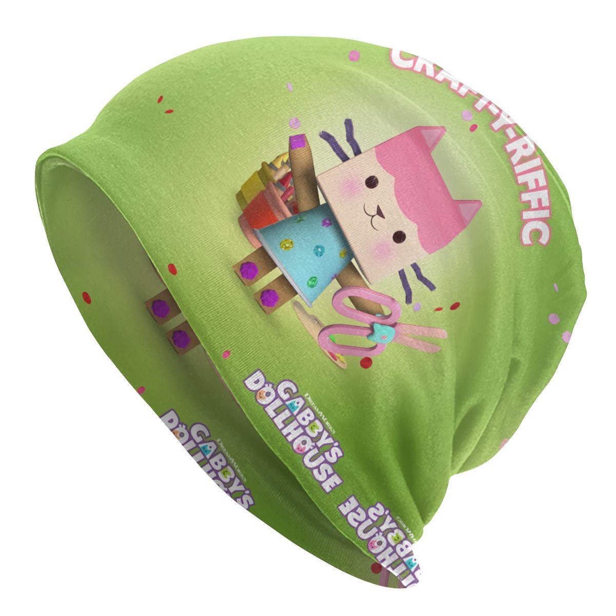 Gabbys Dollhouse Bonnet Femme Mode Strickmütze für Frauen Männer Herbst Winter Warm Gabby Cat Pandy Paws Beanies Caps 1 Knitted Hat von Joom DACH
