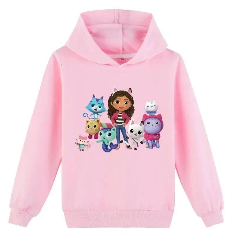 Gabbys Puppenhaus Hoodie Kinder Frühling Herbst Neu Kinder Langarm Mäntel Jungen Gabbys Katzen Sweatshirt Mädchen Freizeitkleidung 130 von Joom DACH