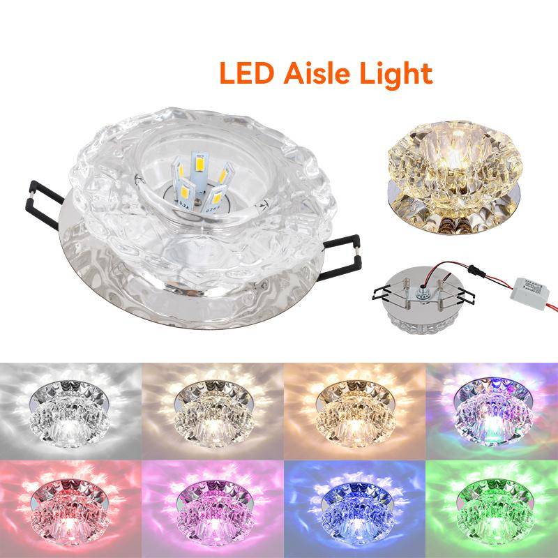 Gangbündige LED Deckenleuchte Wohnzimmer Kristall Flur Ganglichter LED Deckenleuchten colored light Gangbündige LED Deckenleuchte Wohnzimmer Kristall Flur Ganglichter LED Deckenleuchten colored light von Joom DACH