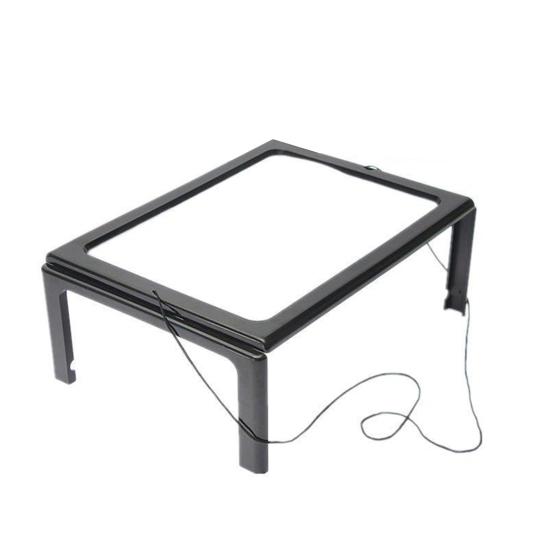 Ganzseitige Lupe mit LED-Lichthalter, Lupe, Buch-Lesehilfe-Linse von Joom DACH