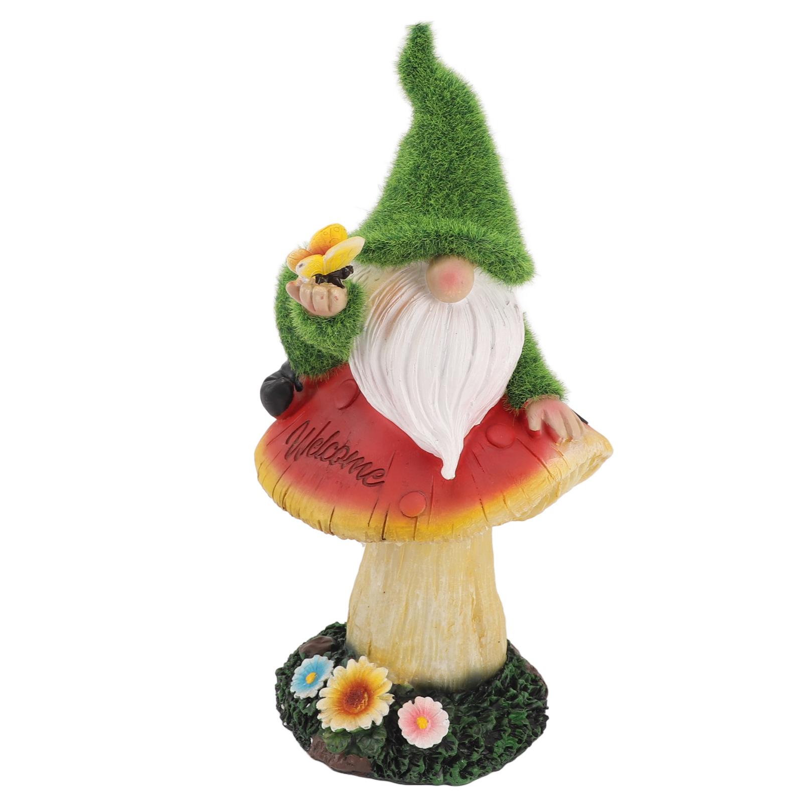 Gardon Pilzlicht Statue Harz Lebensecht Einzigartig Warmes Licht Gartenzwerg Pilzskulpturen für von Joom DACH