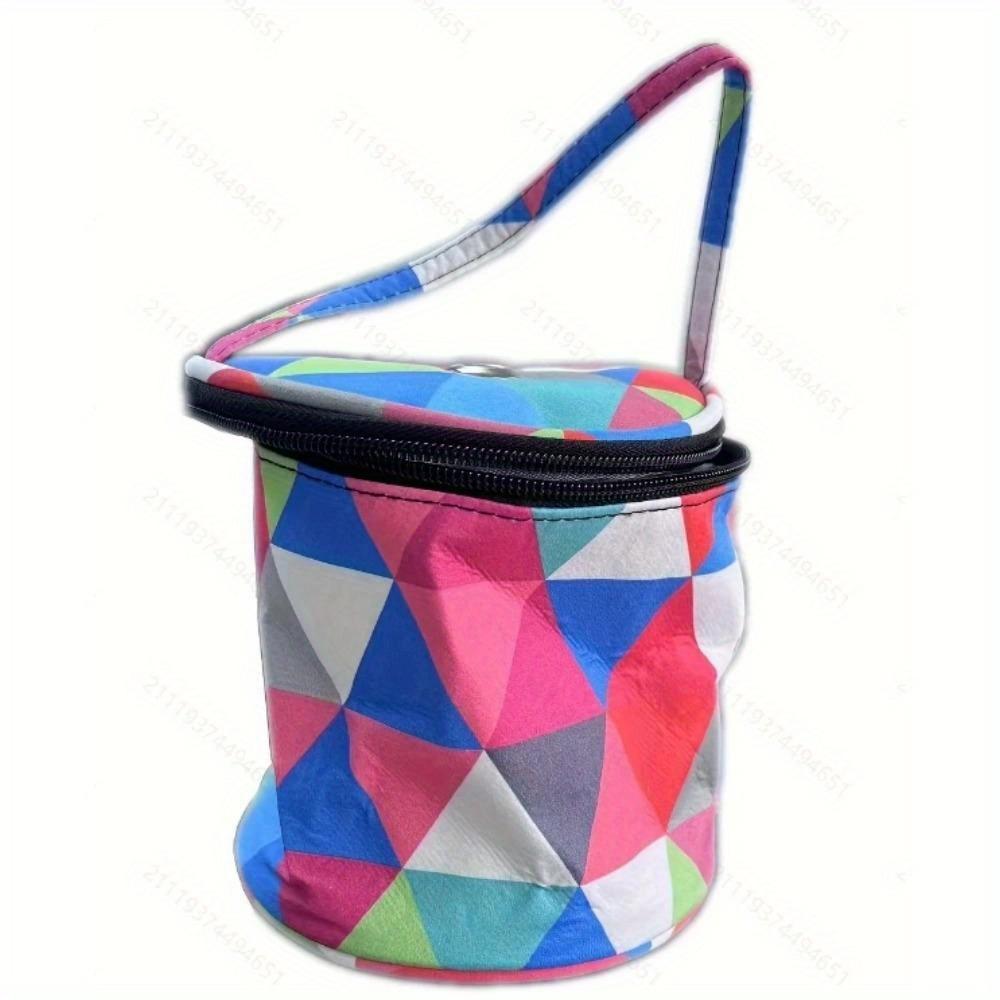 Garnaufbewahrungstasche Rund Strickgarn Taschen Organizer Häkeln Nähnadeln Handtasche Webwerkzeuge Zubehör Schüssel Handwerk Tragetasche von Joom DACH