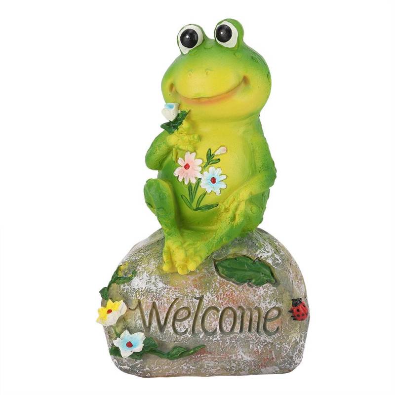 Gartenpool im Freien Tier Frosch Ornament Figur Modell Harz Hof Teich Rasen Statue von Joom DACH