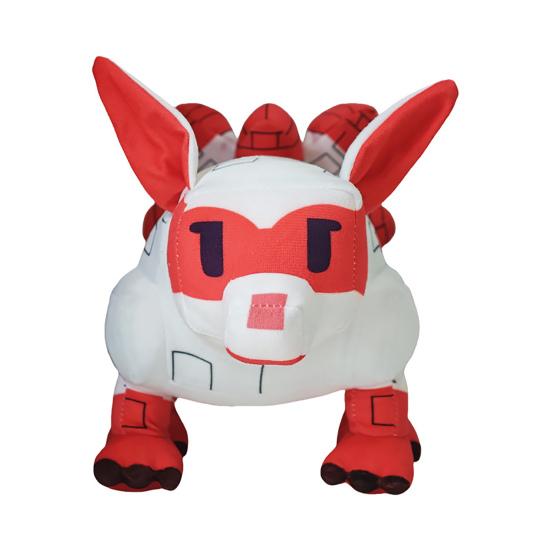 Gartenspiel Plüschtier Neunschwänziger Fuchs Inspiriertes Stofftier Weiche Umarmbare Puppe Sammlerstück Geschenk für Spielfans Kinder Erwachsene rot von Joom DACH