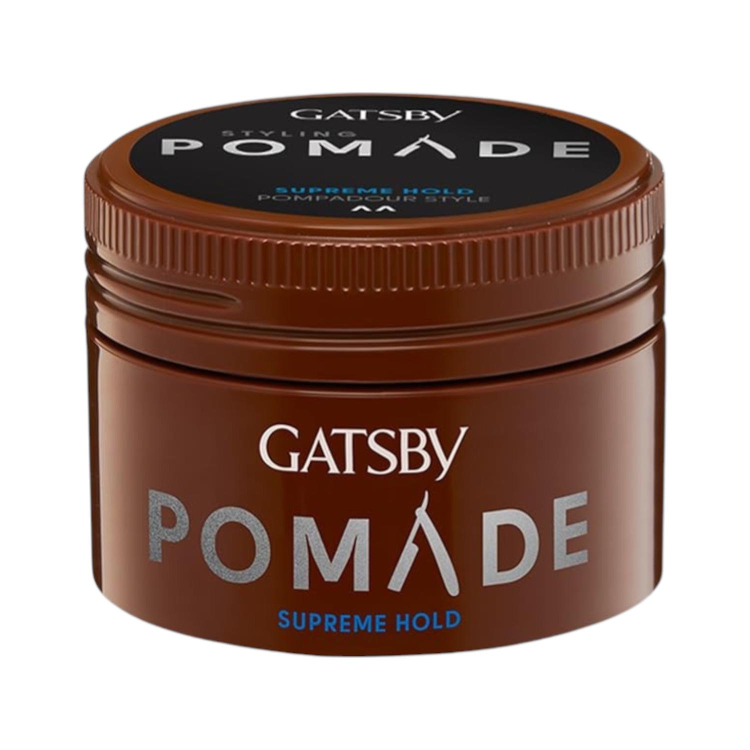 Gatsby Styling Pomade Wax Supreme Hold für Männer, 75g Haarwachs für Glanz, Frizz-Kontrolle, Softes Finish, Geschmeidiges Styling, Leicht auswaschbar von Joom DACH