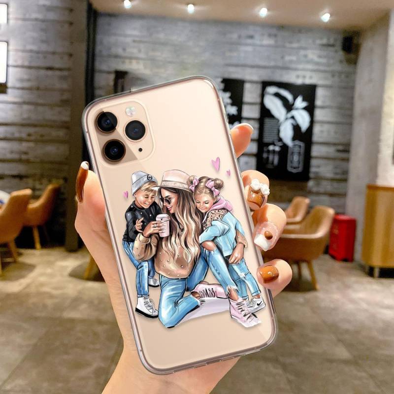 Geeignet für IPhone16 Mädchen Mutter Junge Baby Eltern-Kind Handyhülle Neue Cartoon Handyhülle 13promax Geeignet für IPhone16 Mädchen Mutter Junge Baby Eltern-Kind Handyhülle Neue Cartoon Handyhülle 13promax von Joom DACH